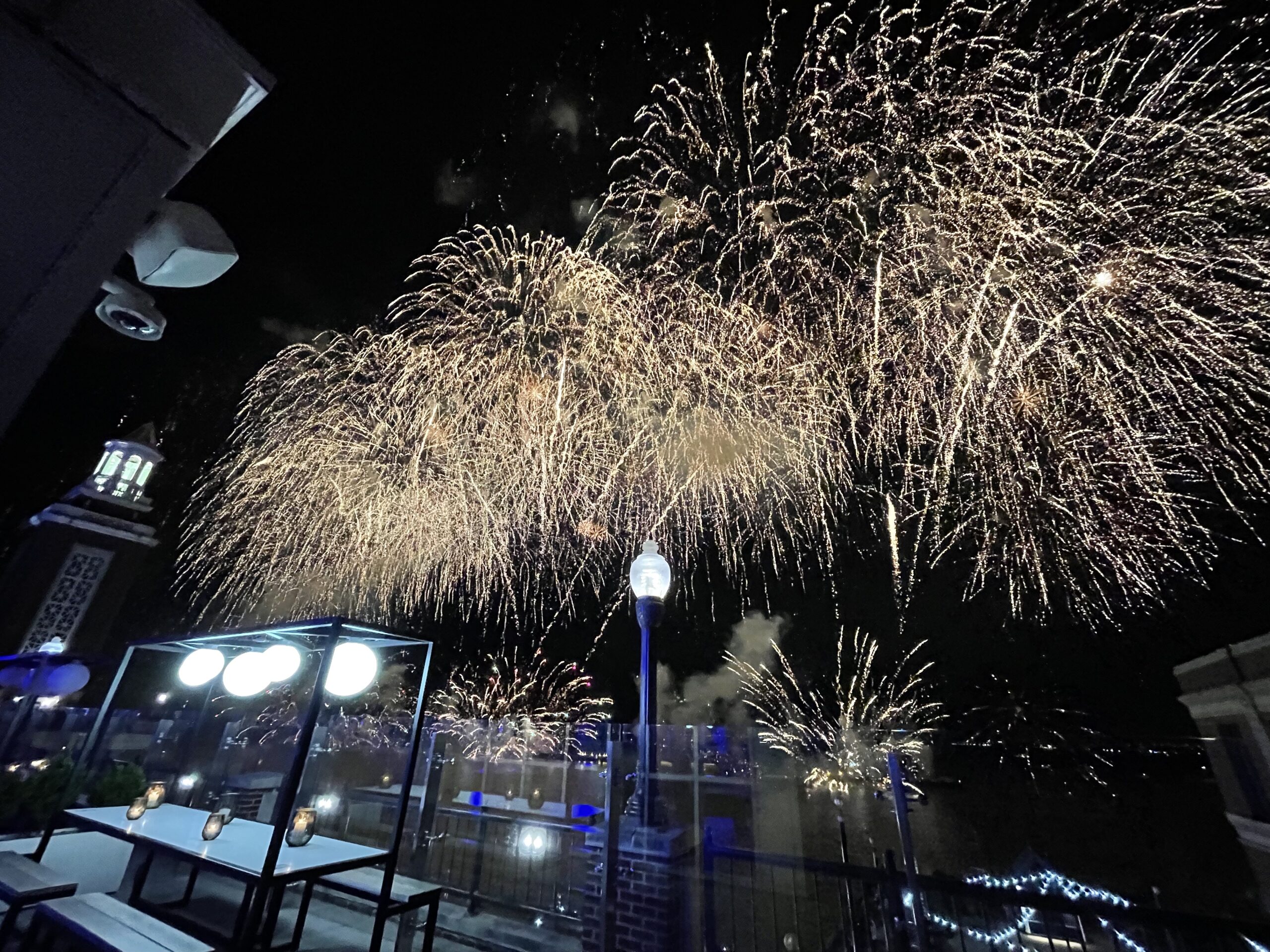Navy Pier Fireworks Offshore Rooftop
